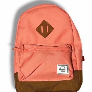 Herschel Supply Company Kids Peach and Brown Backpack nwt